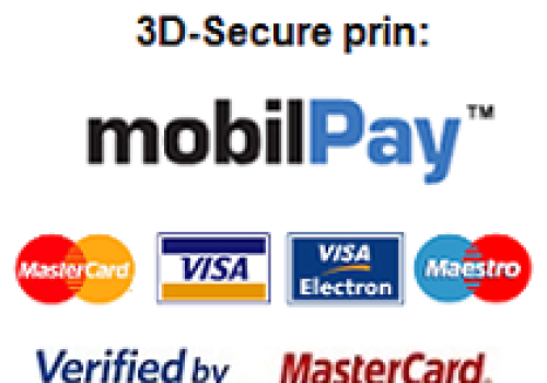 Nou! Plata cu cardul si plata in rate!