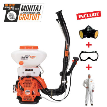 Atomizor RURIS A103 S + kit echipament de lucru{masca+ochelari+salopeta } 3 CP 