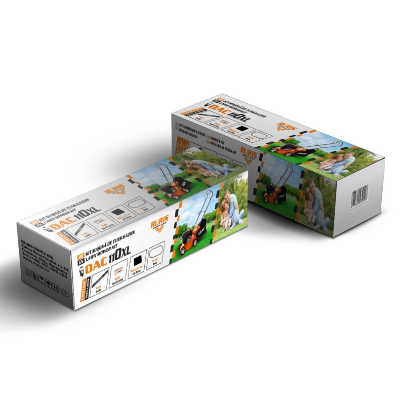 Kit masina de tuns gazon DAC 110xl {cutit, curea, filtru aer, bujie, kit surub}