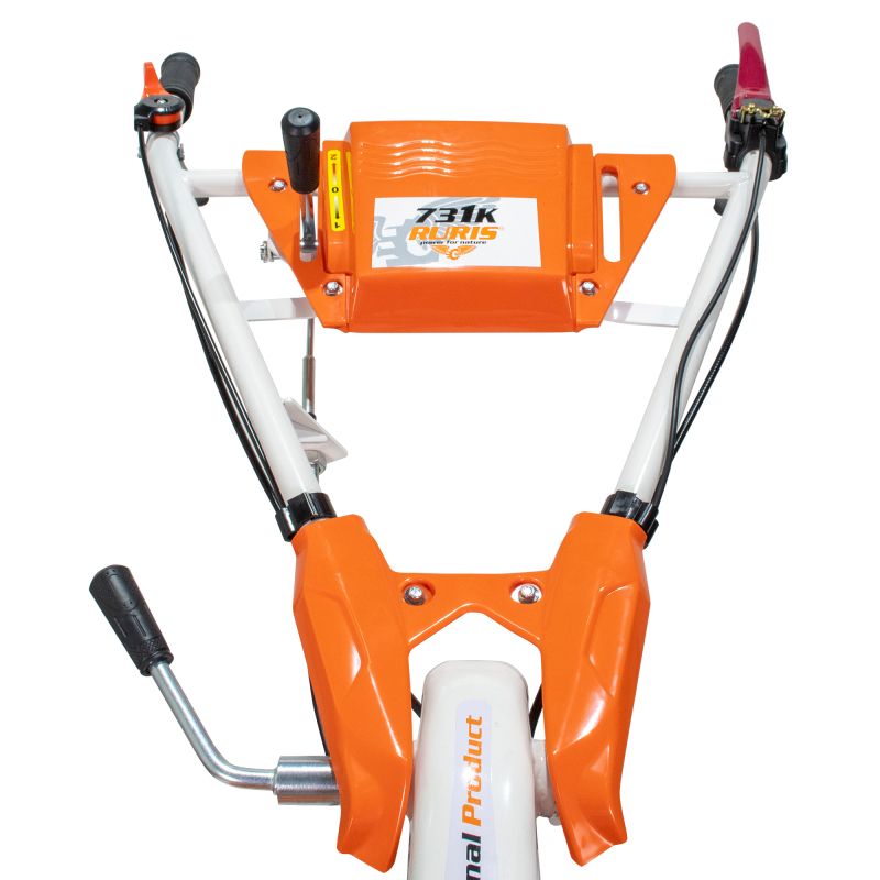 Motosapatoare RURIS 731K + roti cauciuc 5.00-8+rarita ajustabila+roti metalice 350 fara manicot 8.5 CP