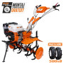Motosapatoare RURIS 731K Start + roti cauciuc 5.00-8 8.5 CP 