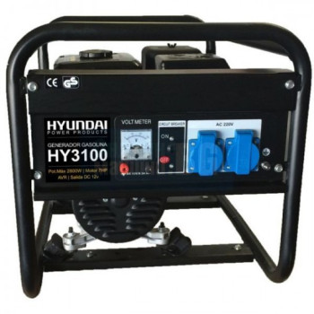 2,8 kW Generator de Curent Benzina Monofazic Hyundai Hy3100