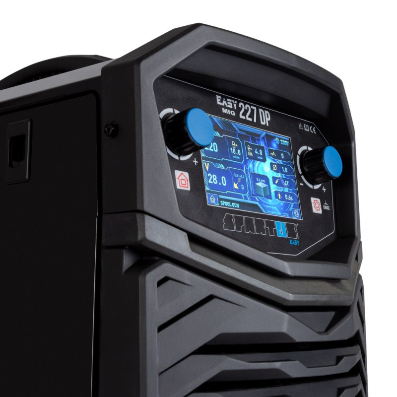 Spartus EasyMIG 227DP - 220A, Pulsat, 4 role avans, MIG MAG 230V Rola 15Kg