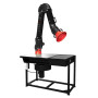 Masa de sudura cu extractor de fum, 1250x810 mm