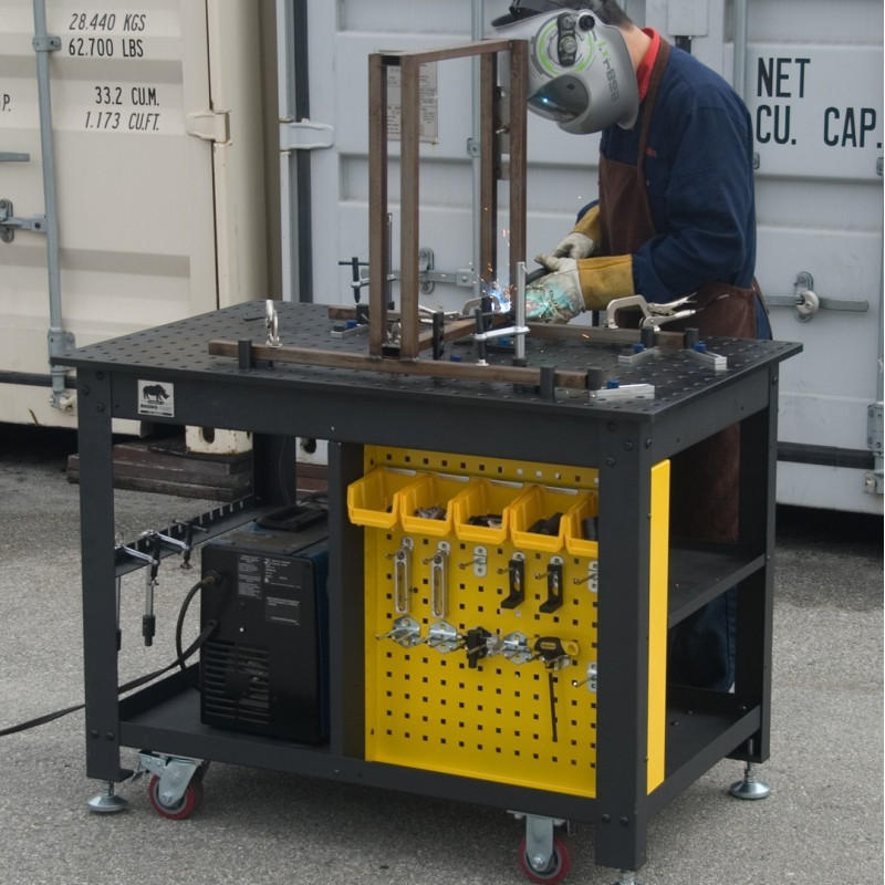 Masa de Sudura Profesionala Rhino Cart + 122 Accesorii