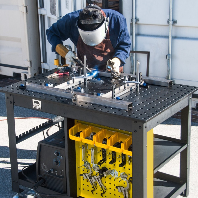 Masa de Sudura Profesionala Rhino Cart + 122 Accesorii