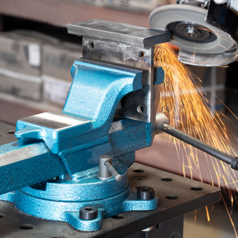 Menghina Rotativa Forjata pentru masa de sudura Rhino Cart