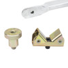 Clema Tip F Light cu Brat Reversibil /Detasabil, Inel Opritor, Deschidere 114 mm, UD45M