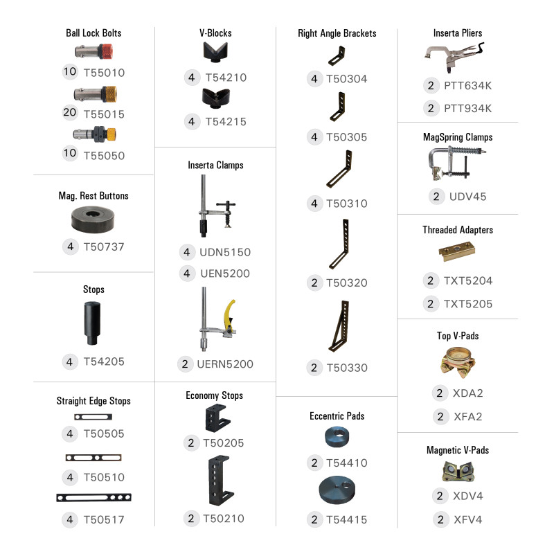 Kit 120 piese de fixare TMK630 BuildPro