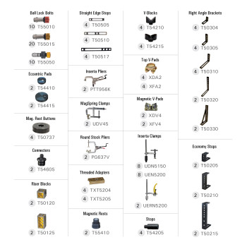 Kit 146 piese de fixare TMK640 BuildPro
