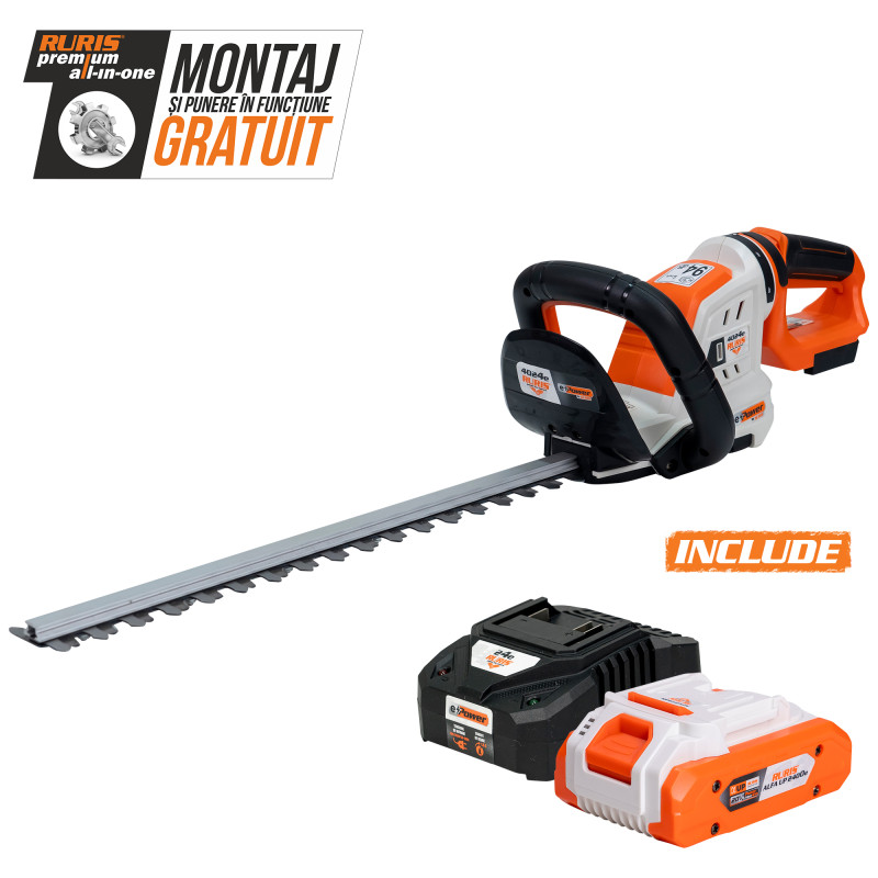 Electrofoarfeca pe Acumulator Ruris 4024e power alfa up {contine acumulator+incarcator}