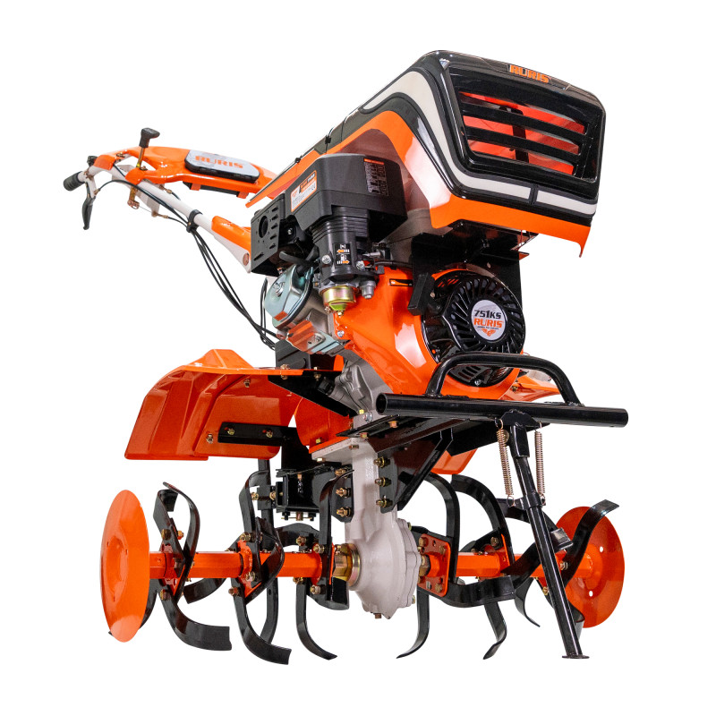 Motosapatoare RURIS 751KS+ roti cauciuc 5.00-10+rarita+plug reversibil rev1+roti metalice 400 fara manicot 9.5 CP