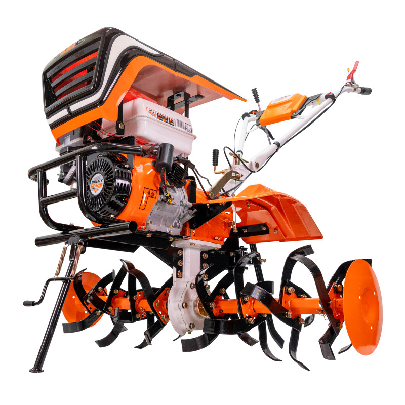 Motosapatoare RURIS 915ACC + roti cauciuc 5.00-12+rarita+plug reversibil rev2+roti metalice 500 15 CP