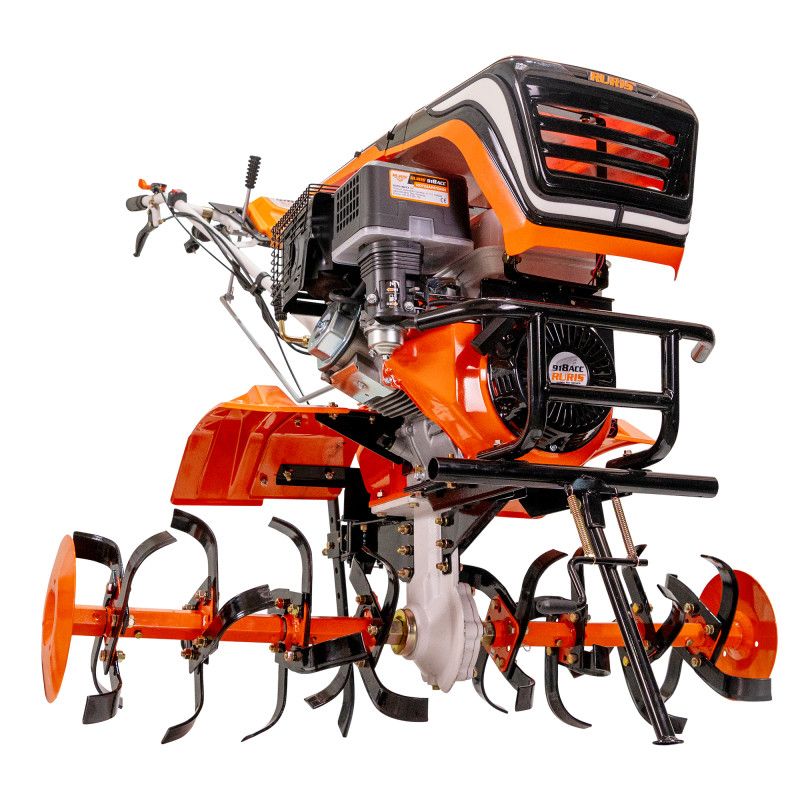 Motosapatoare RURIS 918ACC + roti cauciuc 6.00-12+rarita+plug reversibil rev2+roti metalice 500 18 CP