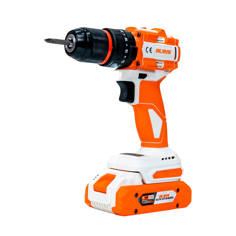Masina de gaurit/insurubat cu percutie pe acumulator Ruris rmx1360