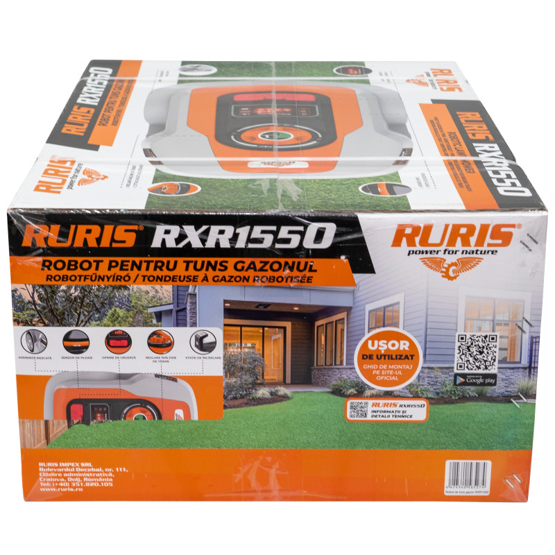 robot de tuns gazon ruris rxr1550