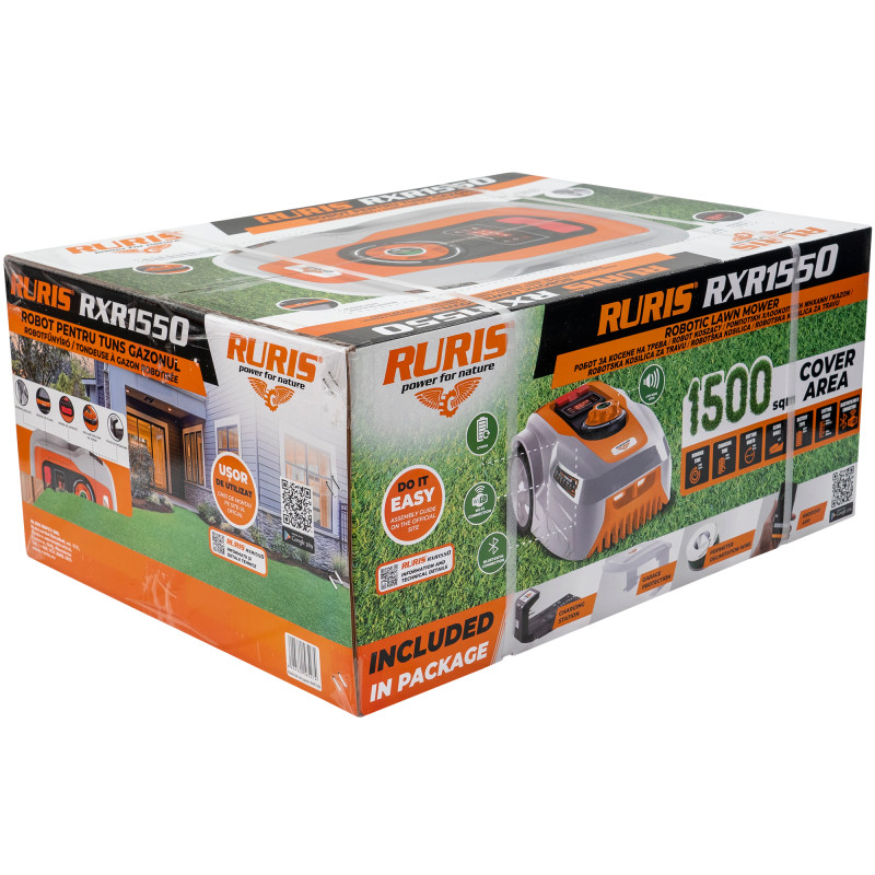 robot de tuns gazon ruris rxr1550
