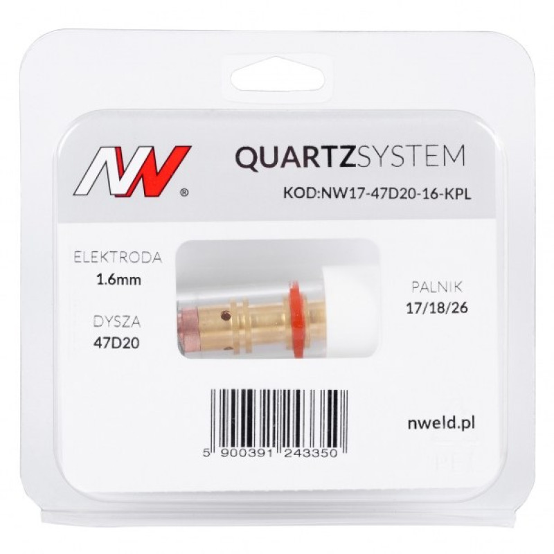 QUARTZSYSTEM - lentila de gaz L 17/18/26