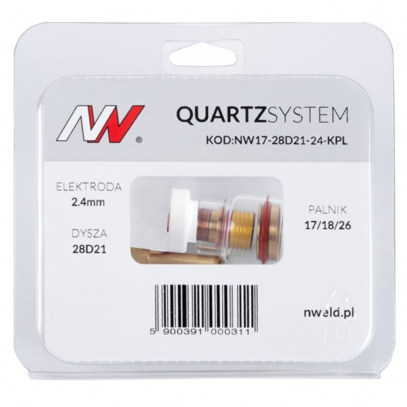 QUARTZSYSTEM - lentila scurta versiunea duzei de gaz 