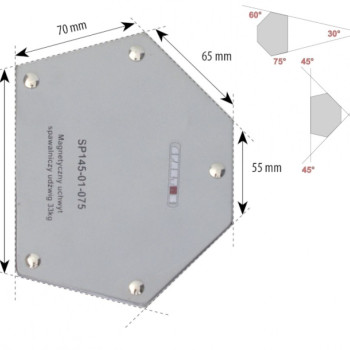 Suport magnetic pentru sudura Spartus 33Kg