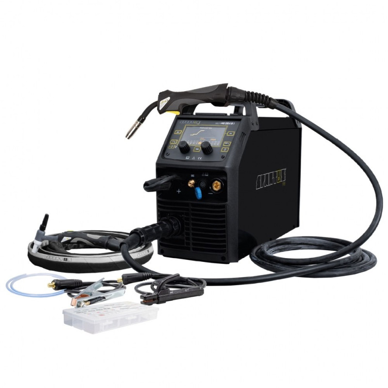 SPARTUS MULTIPRO 200 4IN1, pachet cu pistol MIG 150 3m si TIG SR17 4m