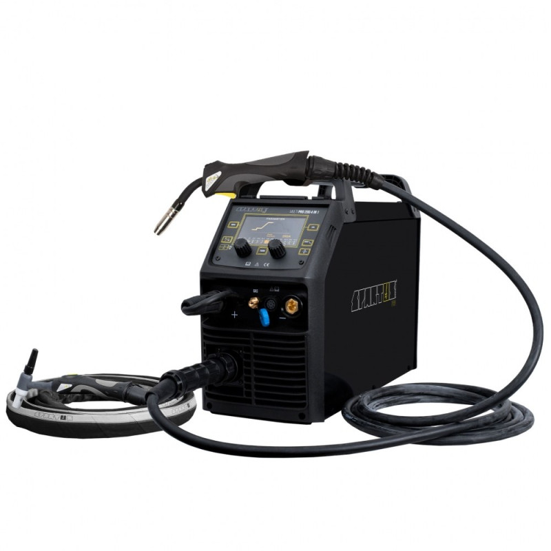 SPARTUS MULTIPRO 200 4IN1, pachet cu pistol MIG 150 3m si TIG SR17 4m