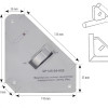 Vinclu magnetic CU DEMAGNETIZARE Spartus 25Kg
