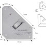 Vinclu magnetic CU DEMAGNETIZARE Spartus 25Kg